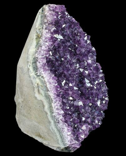Amethyst Cut Base Cluster - Top Quality Color #83551